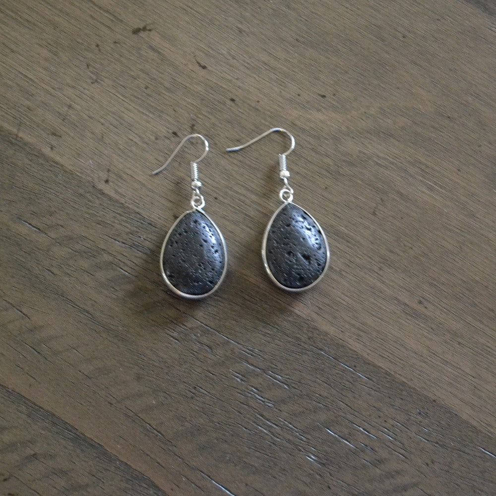 Lava Drop Diffuser Earrings