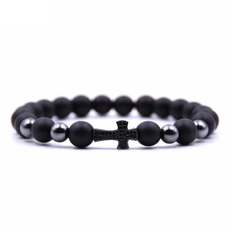 Jeweled Cross Bracelet