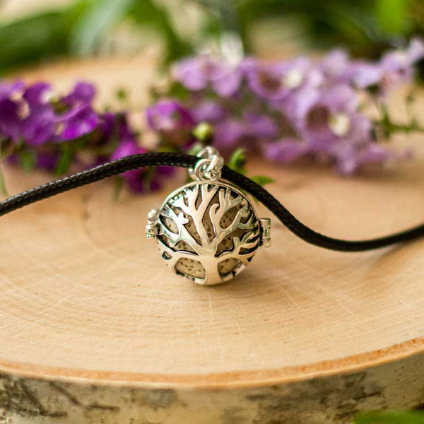  Tree of Life Aromatherapy Necklace, S925 Sterling