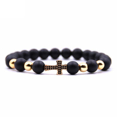 Jeweled Cross Bracelet